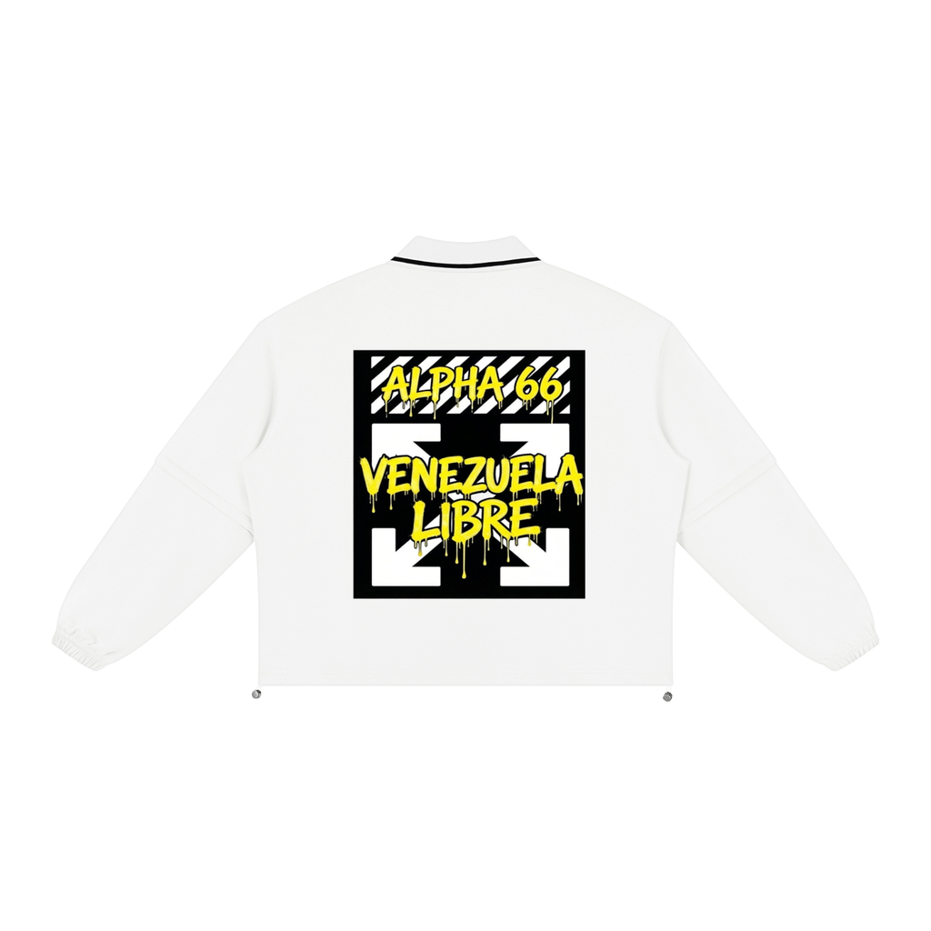 Unisex Boxy Collared Detachable Sweatshirt