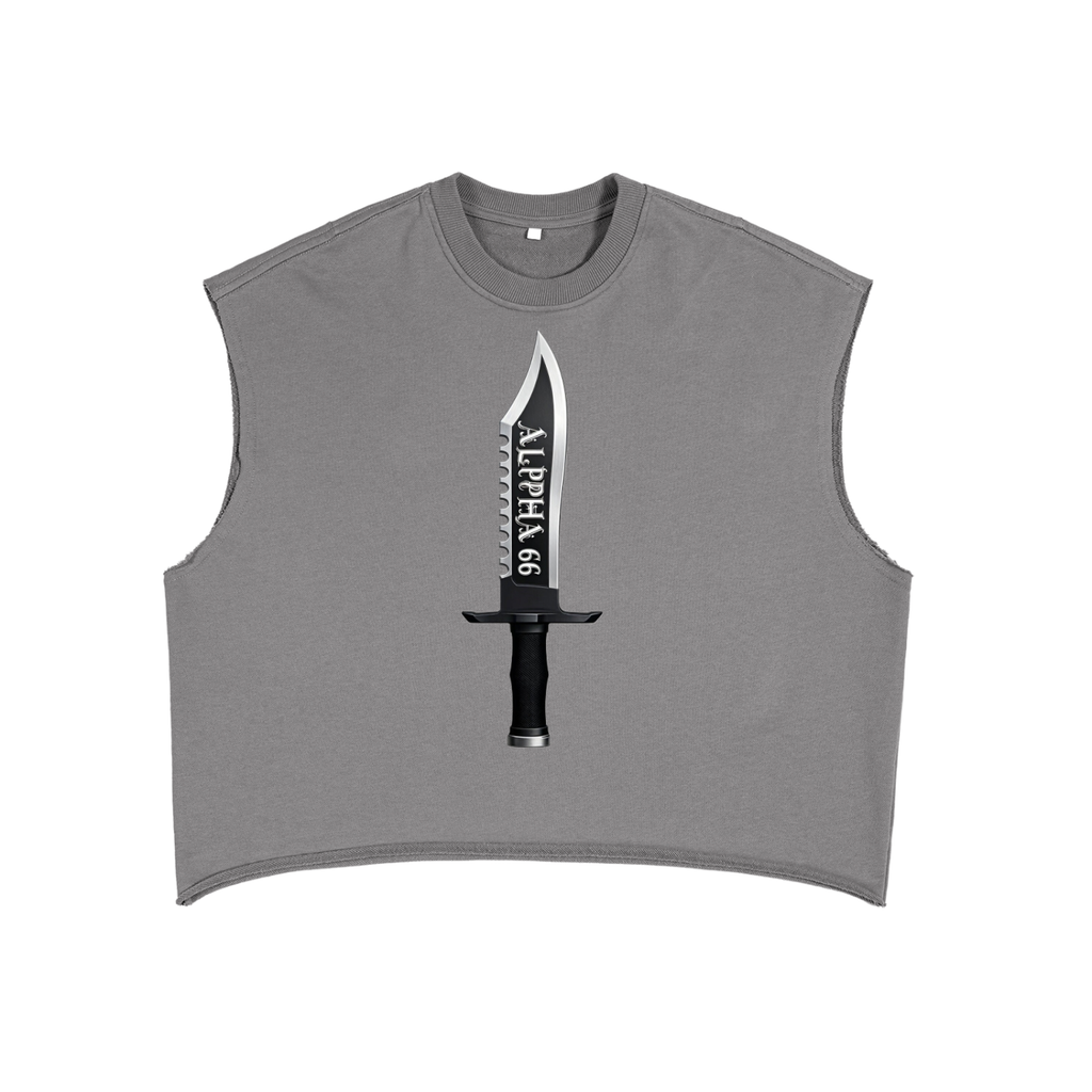 French Terry Boxy Tank Top
