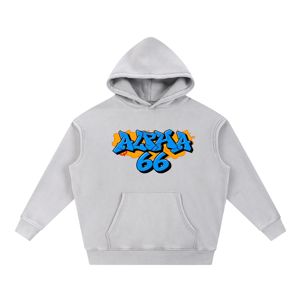 Snow Wash Fleece Oversize Hoodie