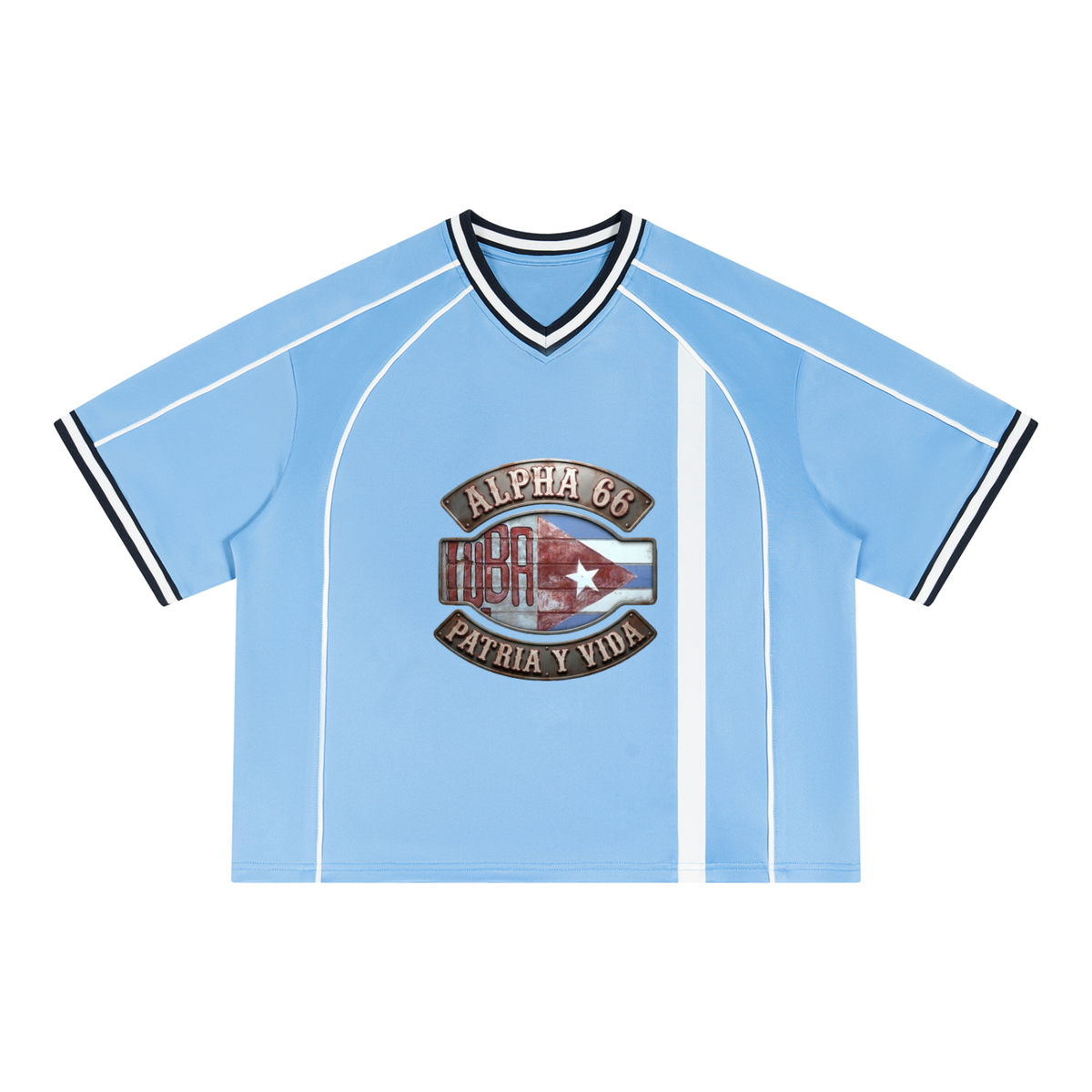 Unisex Boxy V-Neck Soccer Jersey