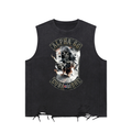 Snow Washed Raw-Hem Tank Top
