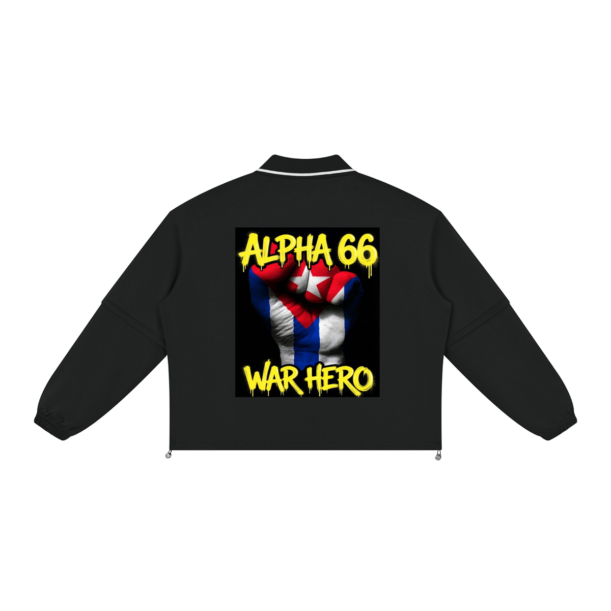 Unisex Boxy Collared Detachable Sweatshirt