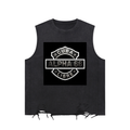 Snow Washed Raw-Hem Tank Top