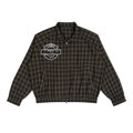 Unisex Plaid Full-Zip Track Jacket