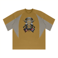 Unisex Color Block Paneling T-Shirt