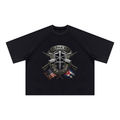 Unisex Mineral Wash Boxy Waffle T-Shirt