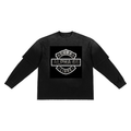 Sunfade Hand-Frayed Faux Two-Piece T-Shirt