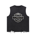 Snow Washed Raw-Hem Tank Top