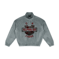 Unisex Plaid Quarter-Zip Sweatshirt
