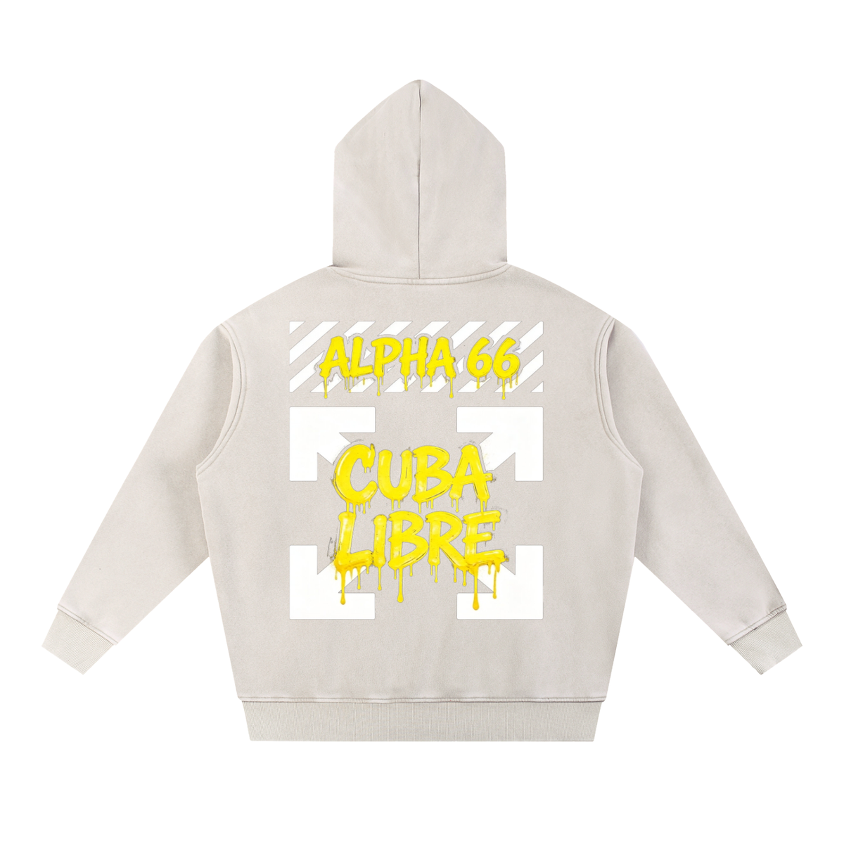 Snow Wash Fleece Oversize Hoodie