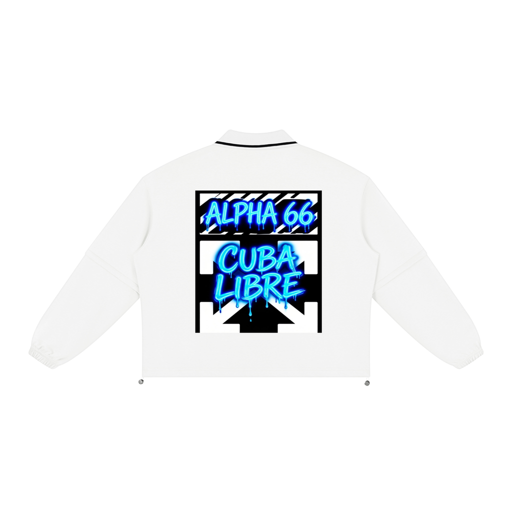 Unisex Boxy Collared Detachable Sweatshirt