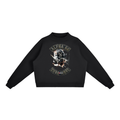 Essential Fleece Mock-Neck Crew Sweatshirt
