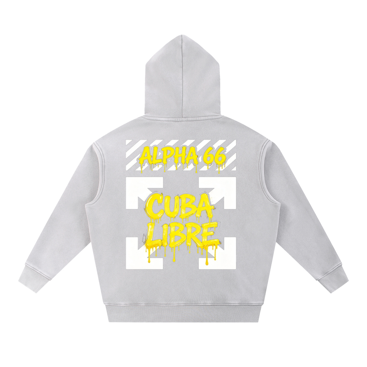 Snow Wash Fleece Oversize Hoodie