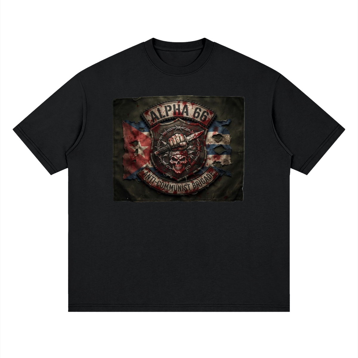 Streetwear Loose Drop Shoulder T-Shirt