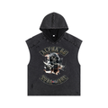 Snow Washed Boxy Hooded Tank Top