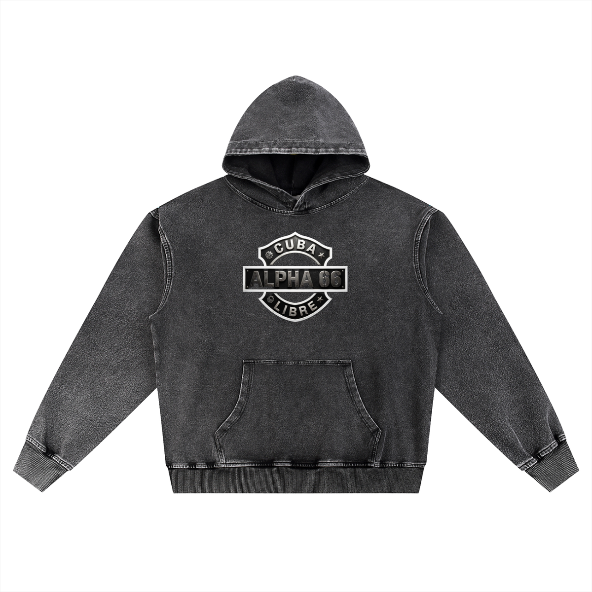 Snow Wash Oversized Hoodie