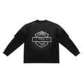 Sunfade Hand-Frayed Faux Two-Piece T-Shirt