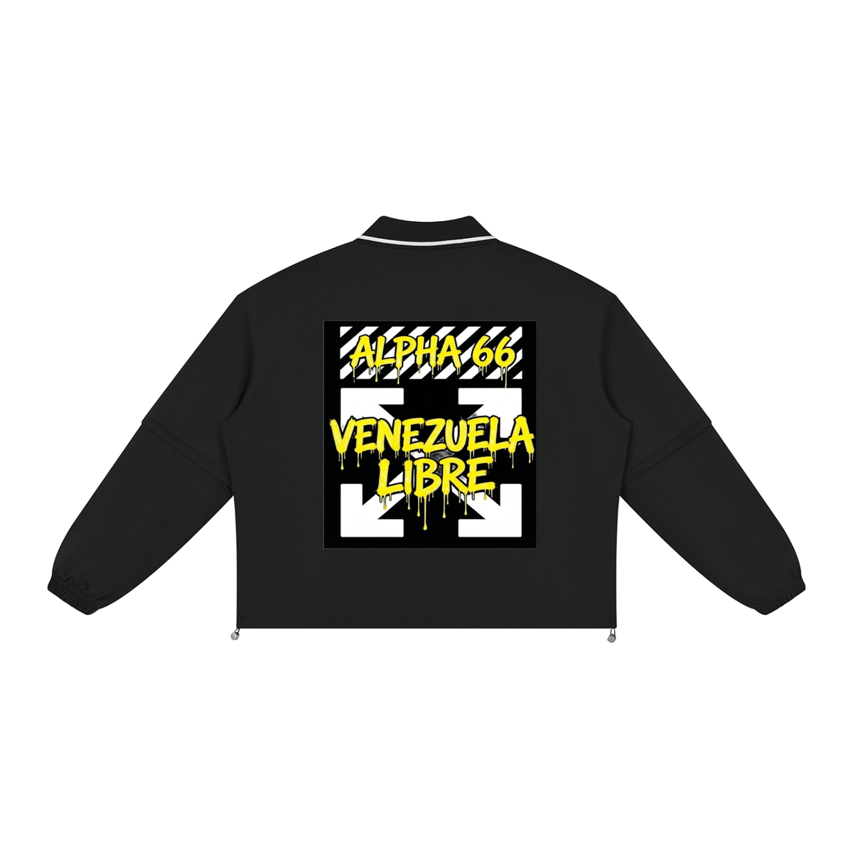 Unisex Boxy Collared Detachable Sweatshirt