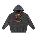 Snow Wash Fleece Oversize Hoodie