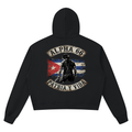 Unisex Boxy Raw Edge Hoodie